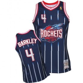 Maillot Retro Rockets Barkley 4 Bleu