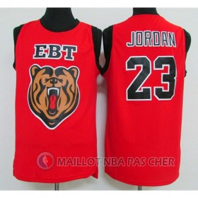 Maillot Jordan EBT Ecole Secondaire #23 Rouge