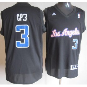 Maillot CP3 Los Angeles Clippers #3 Noir