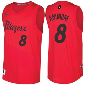 Maillot Navidad 2016 Al Farouq aminu Blazers 8 Rouge