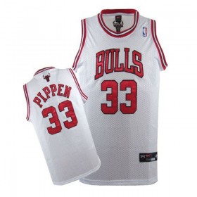 Maillot retro de Pippen Chicago Bulls #33 Blanc