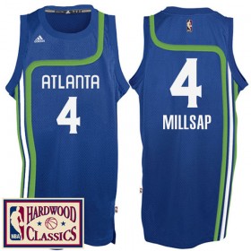 Maillot Retro Hawks Millsap 4 Bleu