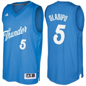 Maillot Navidad 2016 Victor Oladipo Thunder 5 Bleu