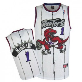 Maillot Toronto Raptors McGrady #1 Blanc
