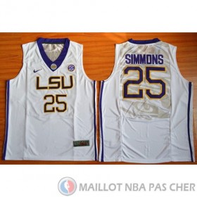 Maillot NCAA Ben Simmons Blanc