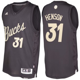 Maillot Navidad 2016 John Henson Bucks 31 Noir
