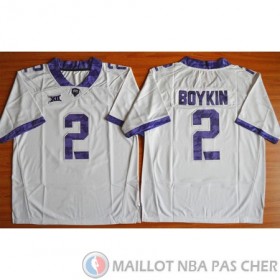Maillot NCAA Trevone Boykin Blanc