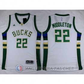 Maillot Blanc Middleton Milwaukee Bucks Revolution 30