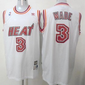 Maillot Miami Heat Wade #3 Blanc