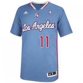 Maillot Manche Courte Clippers Crawford 11 Bleu