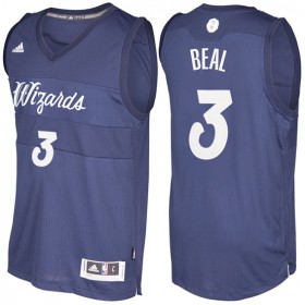 Maillot Navidad 2016 Bradley Beal Wizards 3 Bleu
