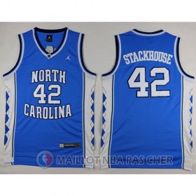 Maillot NBA NCAA Stackhouse Norte Carolina Bleu