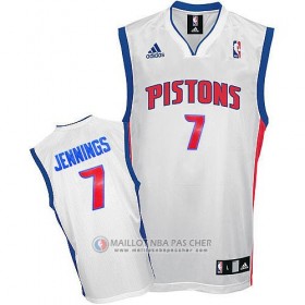 Maillot Detroit Pistons Jennings #7 Blanc