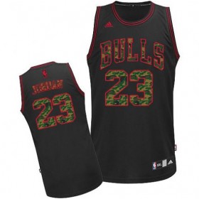 Maillot Camuoflage Mode Bulls Jordan 23 Noir