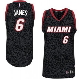 Maillot Crazy Light Leopard Heats James 6 Noir