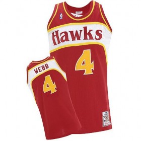 Maillot Atlanta Hawks Webb #4 Rouge
