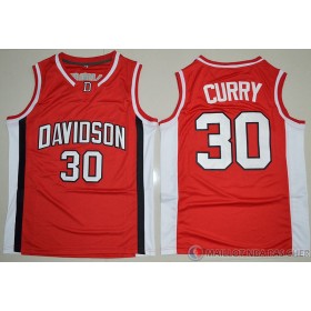 Maillot NCAA Stephen Curry Rouge