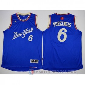 Maillot New York Knicks Porzingis No?l #6 Bleu