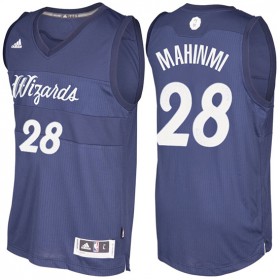 Maillot Navidad 2016 Ian Mahinmi Wizards 28 Bleu