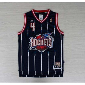 Maillot retro de Barkley Houston Rockets #4 Bleu