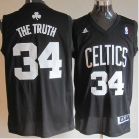 Maillot The Truth Boston Celtics #34 Noir
