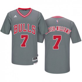 Maillot Manga Cort Michael Carter williams Bulls 7 Gris