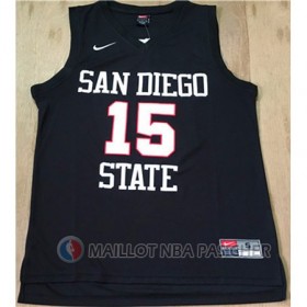 Maillot Leonard San Diego State #15 Noir