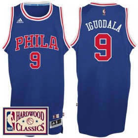 Maillot Retro 76ers Iguodala 9 Bleu