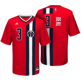 Maillot Manga Cort Bradley Beal Wizards 3 Rouge