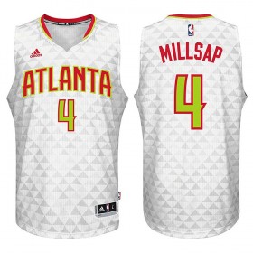 Maillot Hawks Millsap 4 Blanc