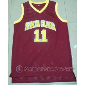 Maillot NBA NCAA Nash Santa Clara Rouge