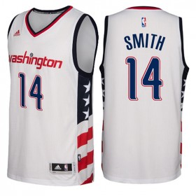 Maillot Wizards 2016-17 Smith 14 Blanc