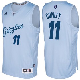 Maillot Navidad 2016 Mike Conley Grizzlies Claro 11 Bleu