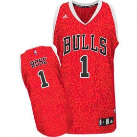 Maillot Crazy Light Leopard Bulls Rose 1 Rouge