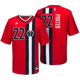 Maillot Manga Cort Otto Porter Wizards 22 Rouge
