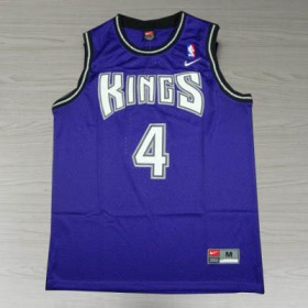 Maillot Sacramento Kings Webber #4 Pourpre