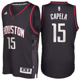 Maillot Alternate Black Space City Rockets Capela 15 Noir
