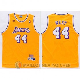 Maillot NBA West Retro Los Angeles Lakers  Jaune