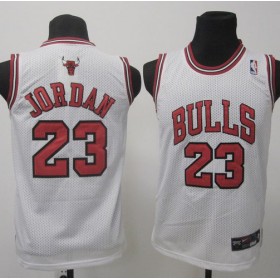 Maillot Enfant de Jordan Chicago Bulls #23 Blanc