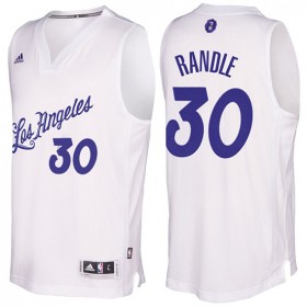 Maillot Navidad 2016 Julius Randle Lakers 30 Blanc