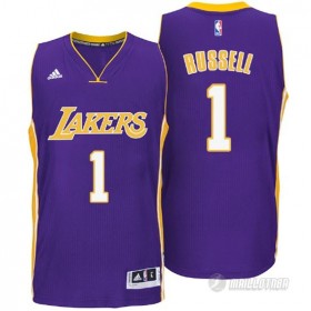 Maillot Los Angeles Lakers Russell #1 Violet