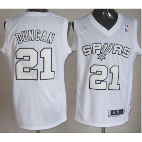 Maillot Duncan San Antonio Spurs #21 Blanc