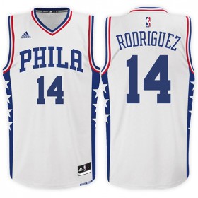 Maillot 76ers Rodriguez 14 Blanc