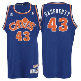 Maillot Retro 2008 Cavaliers Daugherty 43 Bleu