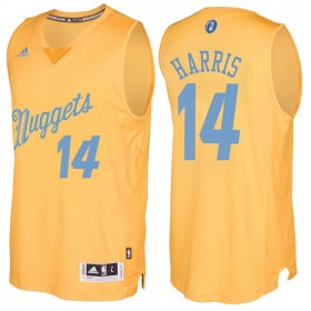 Maillot Navidad 2016 Nuggets Gary Harris 14 Blond