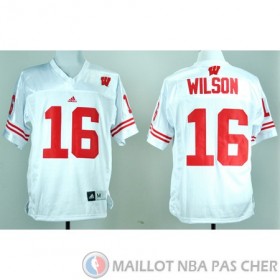 Maillot NCAA Russell Wilson Blanc