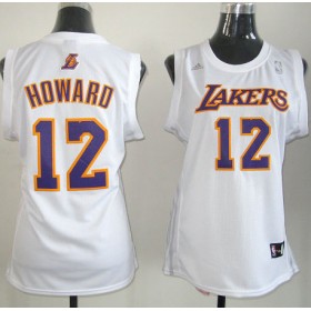 Maillot Femme de Howard Los Angeles Lakers #12 Blanc