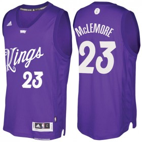 Maillot Navidad 2016 Ben Mclemore Kings 23 Violet