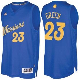 Maillot Navidad 2016 Draymond Vert Warriors 23 Bleu