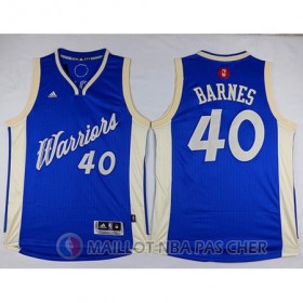 Maillot Golden State Warriors  Barnes No?l #40 Bleu